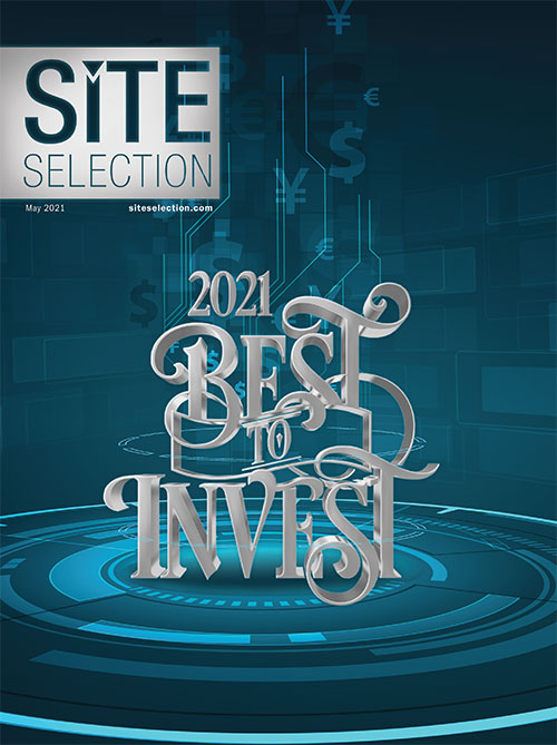 Site Selection Magazine May cover