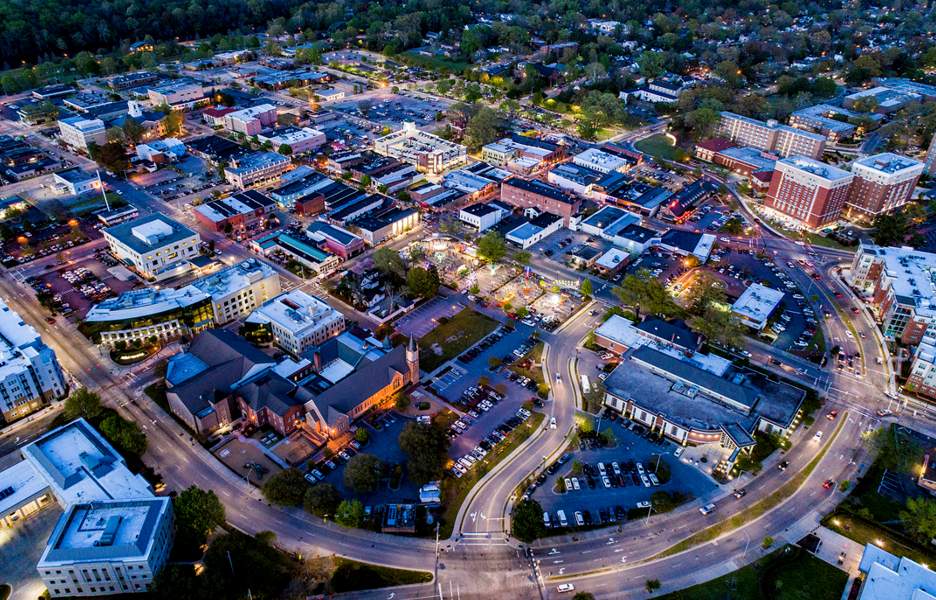 Aerial of Greenville